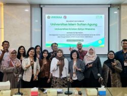 Sinergi Antar Perguruan Tinggi, DKK UKSW Studi Banding ke LP3M Unissula