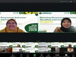 Tingkatkan Mutu Global, Unissula Gelar Workshop Instrumen Akreditasi Internasional ACQUIN