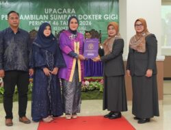 Cetak Tenaga Medis Profesional, FKG Unissula Kukuhkan 25 Dokter Gigi Baru